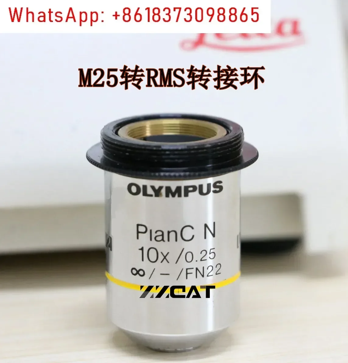 Objective M25 * 0.75 Thread to RMS M25-RMS
Objective M25 * 0.75 Thread to RMS M25-RMS