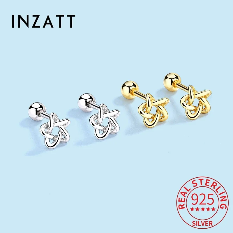INZATT Real 925 Sterling Silver Hollow Star Bead Screw Stud Earrings For Women Classic Fine Jewelry Minimalist Accessories
INZATT Real 925 Sterling Silver Hollow Star Bead Screw Stud Earrings For Women Classic Fine Jewelry Minimalist Accessories