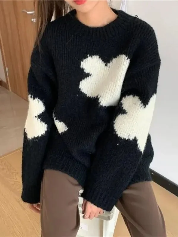 Sweet Sle Loose Fit Long Sve Knitwear for Students Lazy Sle Women's Sweater Thermal Regulation Autumn Winter Faion
Sweet Sle Loose Fit Long Sve Knitwear for Students Lazy Sle Women's Sweater Thermal Regulation Autumn Winter Faion