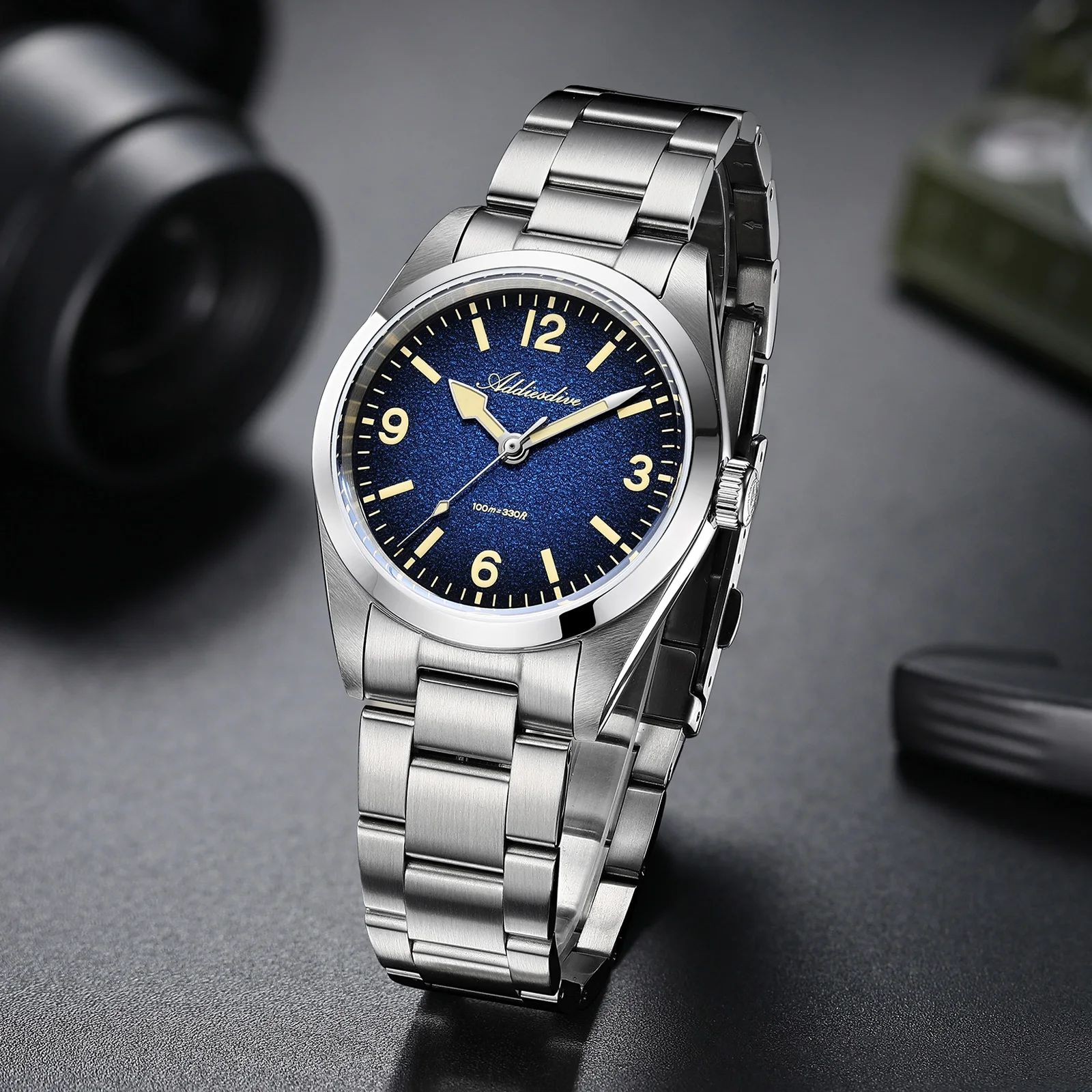 ADDIESDIVE Sapphire Glass Super Luminous Quartz Couple's Watch Stainless Steel Band Waterproof Couple's Watches Gift for Couple
ADDIESDIVE Sapphire Glass Super Luminous Quartz Couple's Watch Stainless Steel Band Waterproof Couple's Watches Gift for Couple