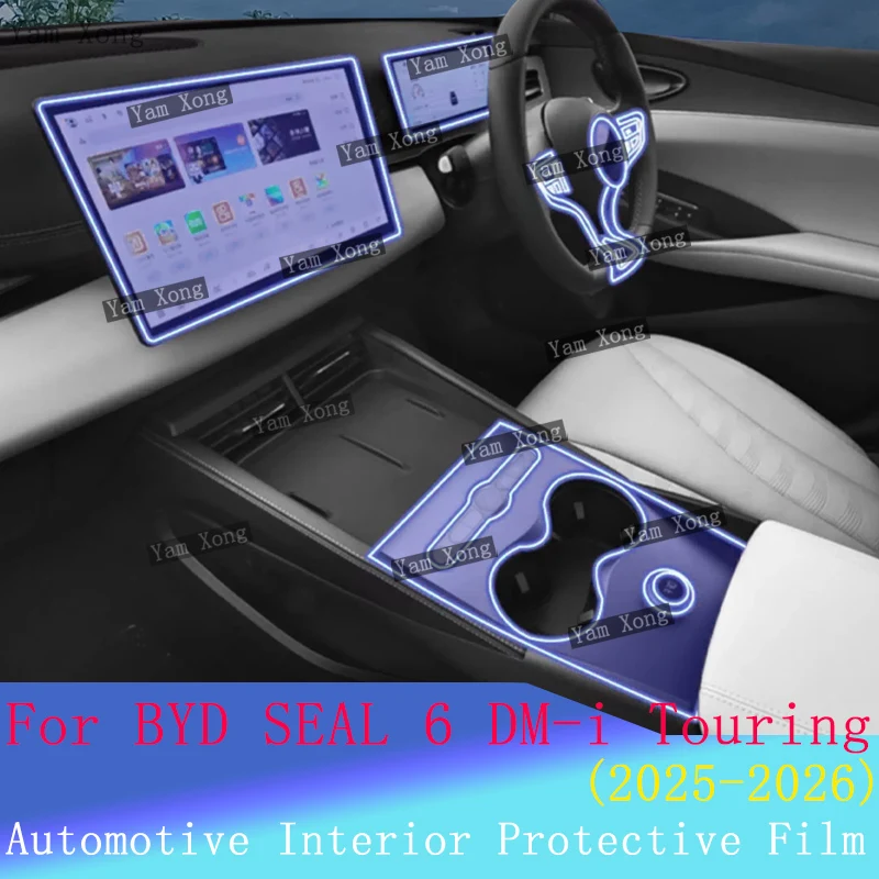 For SEAL 6 DMi Touring interior Film suit Center Console Navigation screen Protection Gear Panel Transparent Anti-scratch Films
For SEAL 6 DMi Touring interior Film suit Center Console Navigation screen Protection Gear Panel Transparent Anti-scratch Films