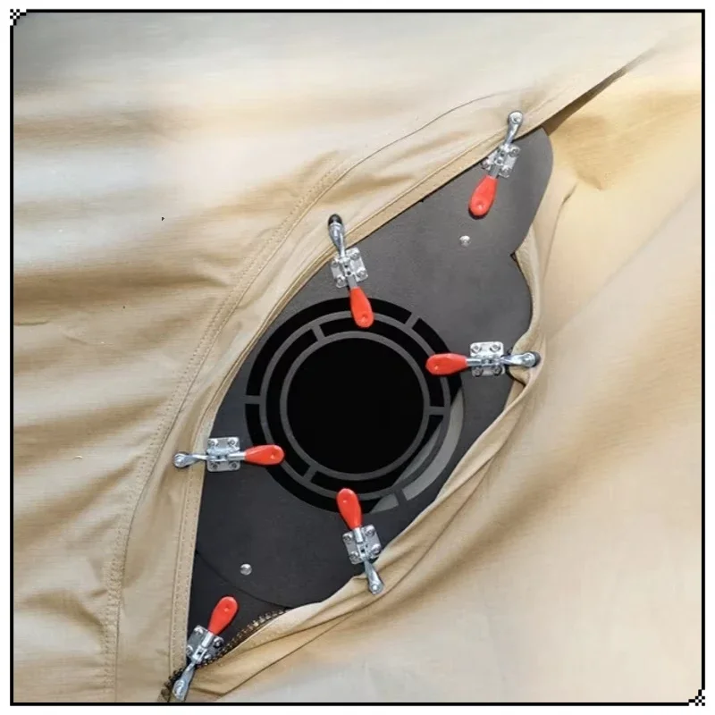 Stainless Steel Camping Stove Jack Clip Hot Tent Stove Jack Tent Protector for Firewood Stove Highly Flame Retardant for Tent
Stainless Steel Camping Stove Jack Clip Hot Tent Stove Jack Tent Protector for Firewood Stove Highly Flame Retardant for Tent