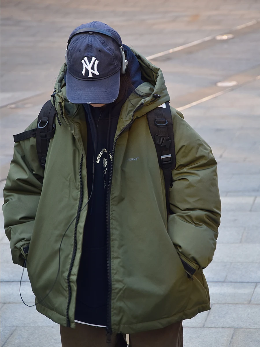 y Thiened Hooded Cotton Jaet ex Winter Casual Loose Warm Couple's Coat Youth Faion Zipper Closure Pure Color
y Thiened Hooded Cotton Jaet ex Winter Casual Loose Warm Couple's Coat Youth Faion Zipper Closure Pure Color