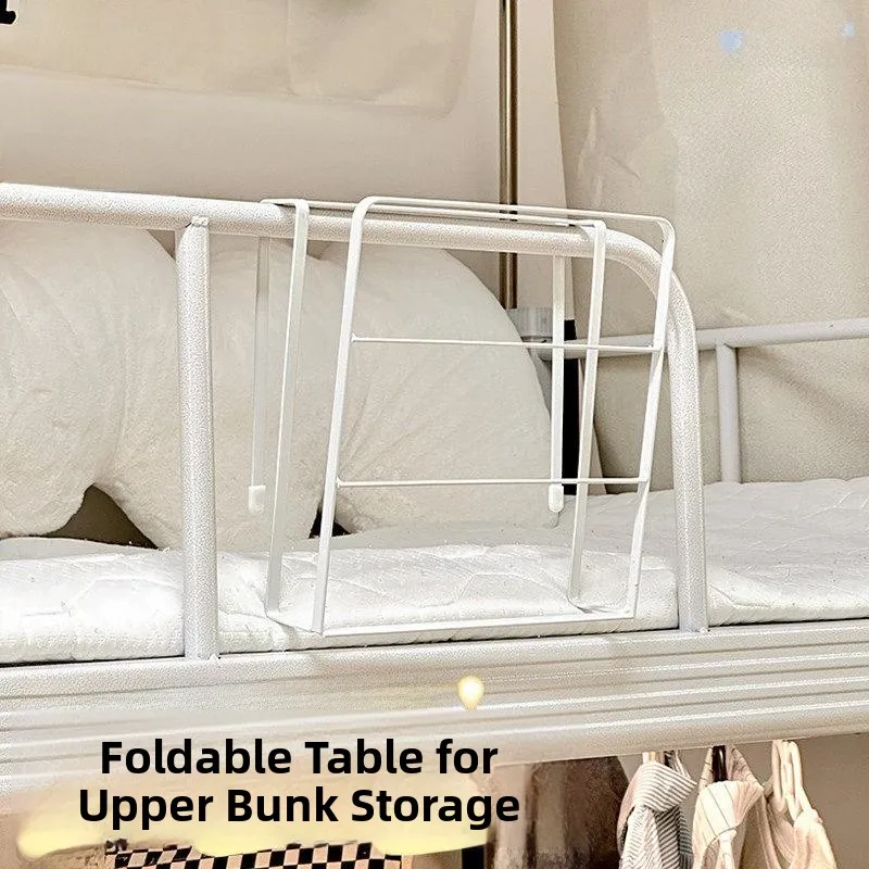 Student Dormitory Bedside Small Table Computer Desk Bedding Storage Rack Foldable Stainless Steel Organizer Simple Design
Student Dormitory Bedside Small Table Computer Desk Bedding Storage Rack Foldable Stainless Steel Organizer Simple Design
