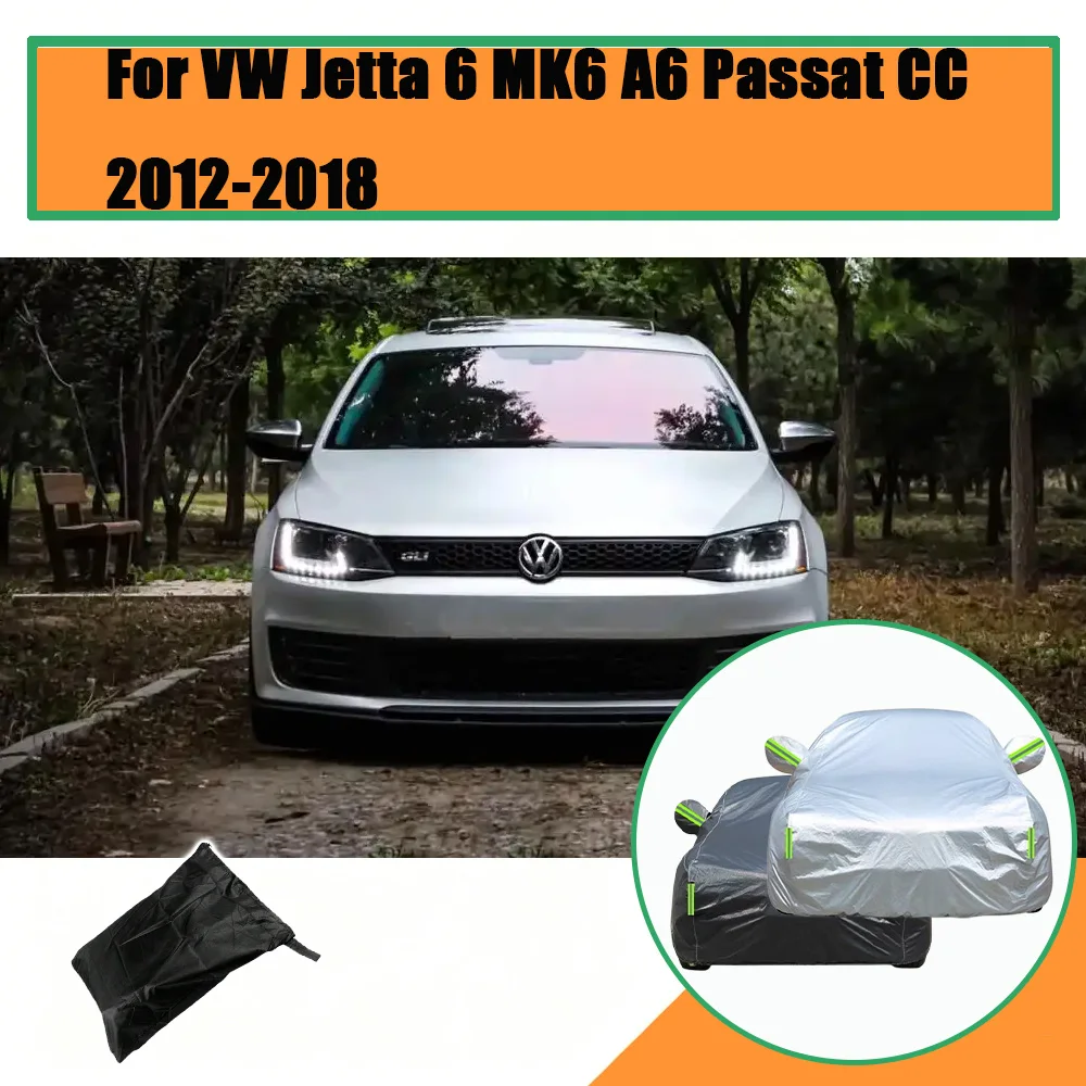 Outdoor Protection Full Car Cover Snow Cover Sunshade Waterproof Dustproof Exterior For VW Jetta 6 MK6 A6 Passat CC 2012-2018
Outdoor Protection Full Car Cover Snow Cover Sunshade Waterproof Dustproof Exterior For VW Jetta 6 MK6 A6 Passat CC 2012-2018