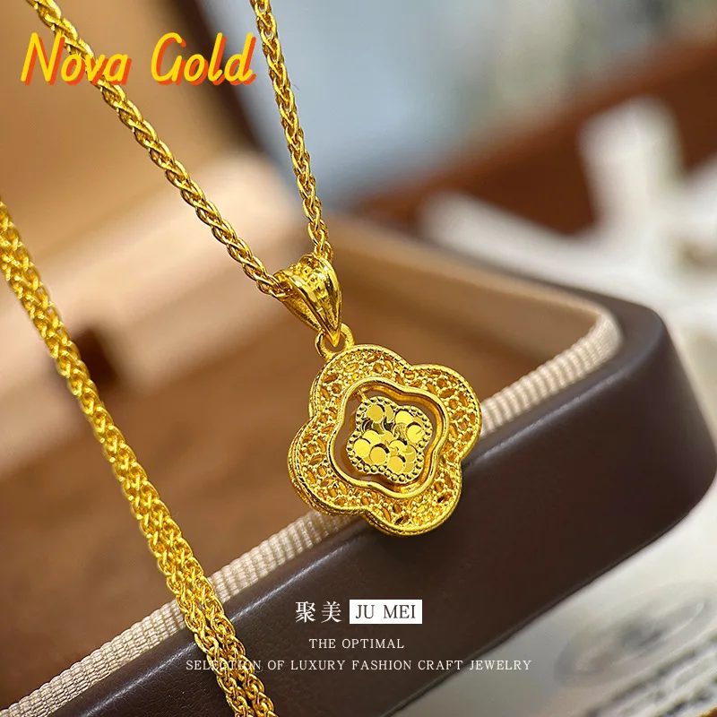 Кулон-подвеска NovaGlod 9999 из настоящего золота 24K с дизайном «дробленый лед» и полой медной монетой, роскошная цепочка на ключицу
Кулон-подвеска NovaGlod 9999 из настоящего золота 24K с дизайном «дробленый лед» и полой медной монетой, роскошная цепочка на ключицу