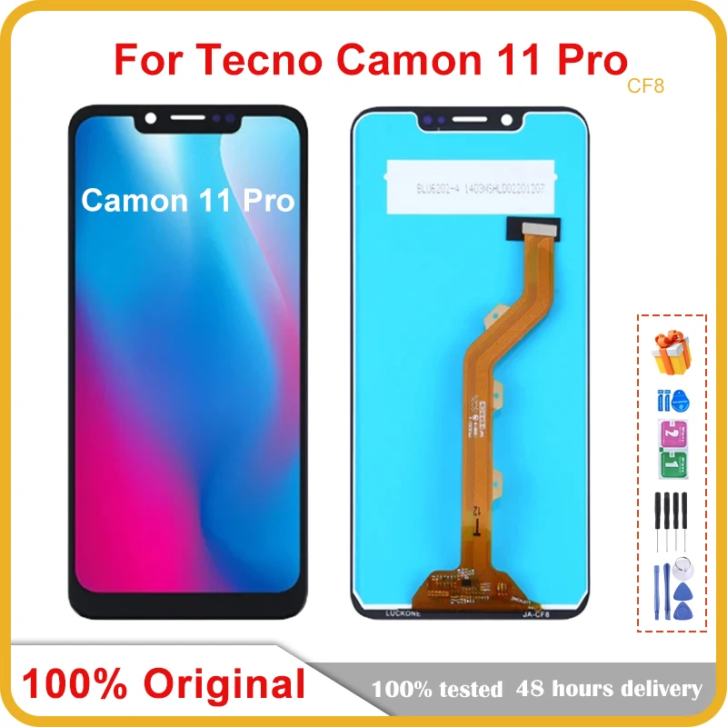 Дисплей 6,2 дюйма для Tecno Camon 11 Pro CF8, ЖК-дисплей кодирующий преобразователь сенсорного экрана в сборе для Tecno CF8, запасные части для ремонта ЖК-дисплея
Дисплей 6,2 дюйма для Tecno Camon 11 Pro CF8, ЖК-дисплей кодирующий преобразователь сенсорного экрана в сборе для Tecno CF8, запасные части для ремонта ЖК-дисплея
