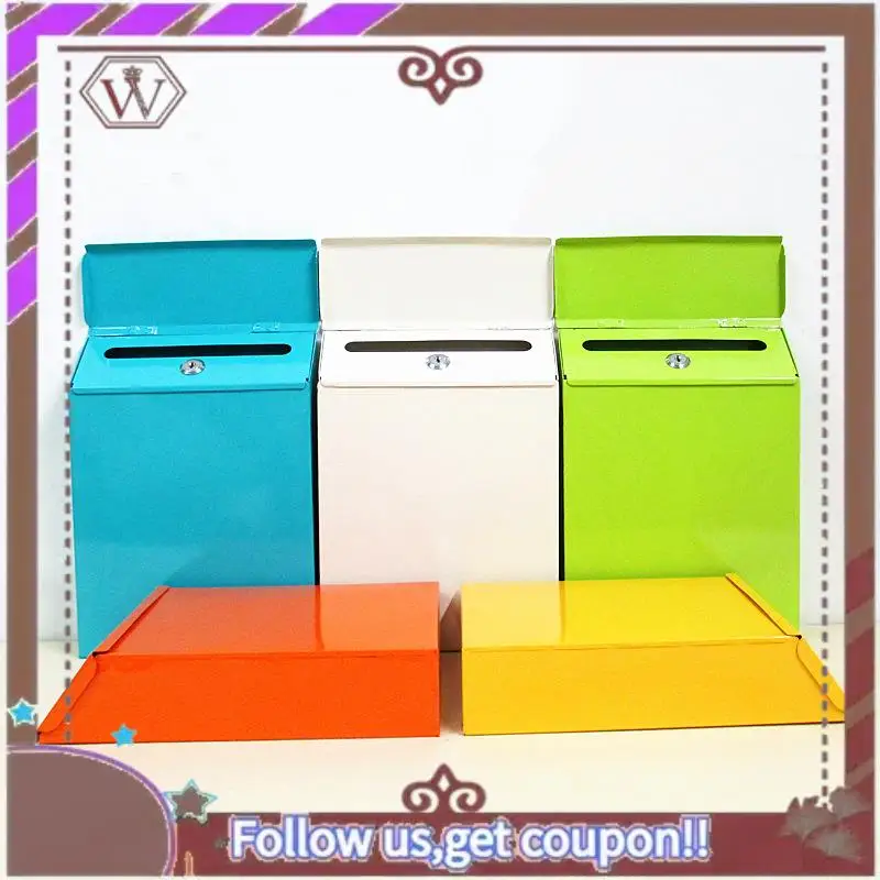 ABBG-1Pcs Modern Mailbox Comment Letter Deposit Suggestion Drop Box Secured Payments Key Paperwork Secure Postbox Decor
ABBG-1Pcs Modern Mailbox Comment Letter Deposit Suggestion Drop Box Secured Payments Key Paperwork Secure Postbox Decor
