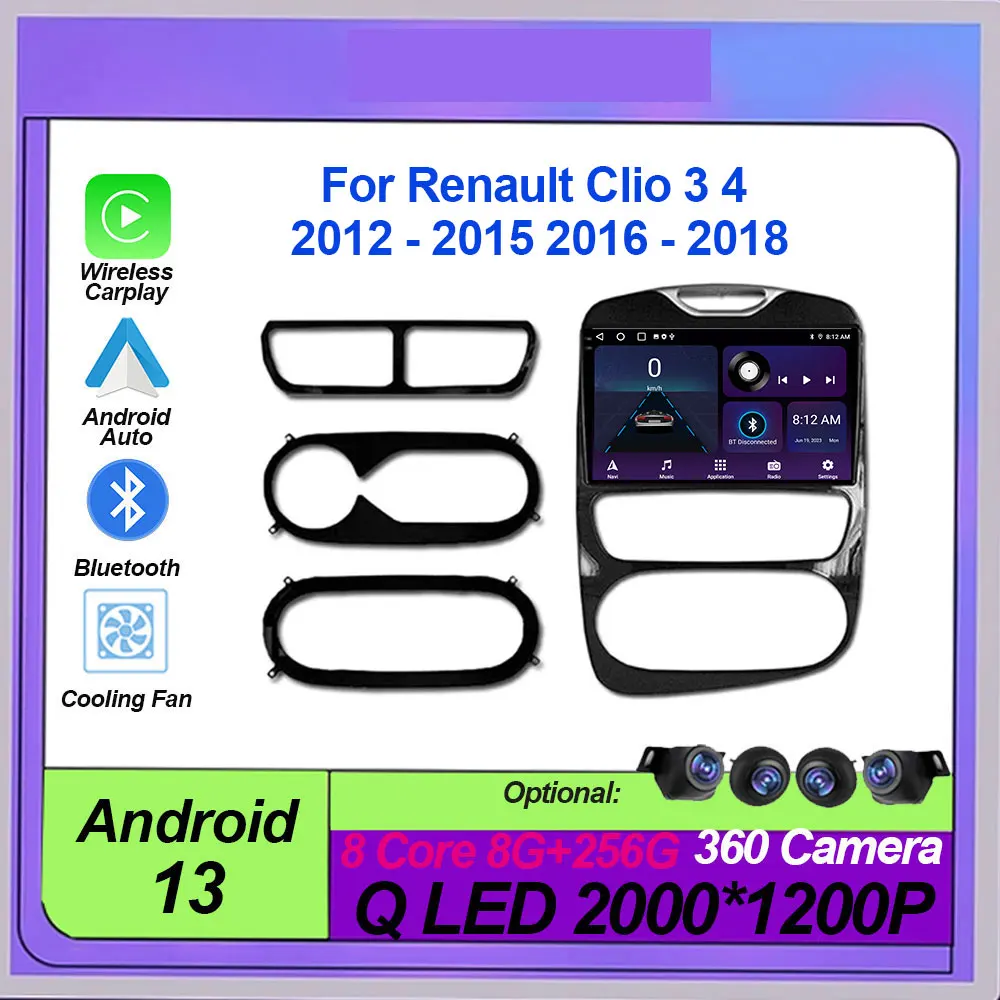Android 14 Auto Carplay Car Radio Video For Renault Clio 3 4 2012 - 2015 2016 - 2018 Multimedia Player Stereo Audio 2Din Tools
Android 14 Auto Carplay Car Radio Video For Renault Clio 3 4 2012 - 2015 2016 - 2018 Multimedia Player Stereo Audio 2Din Tools