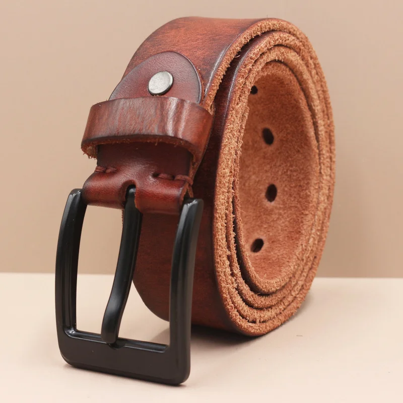 Western Leather Black Pin Buckle Men Belt Fashion Cowboy Jeans Causal Pants Belt for Mens
Western Leather Black Pin Buckle Men Belt Fashion Cowboy Jeans Causal Pants Belt for Mens