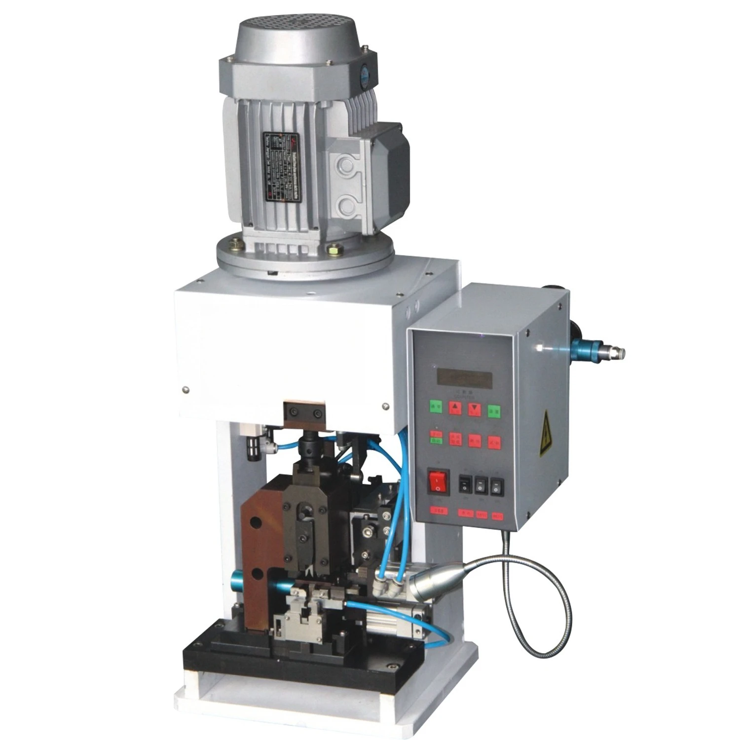 Silent terminal machine End machine Wire harness Crimping wire connection machine Single core sheath wire cutting
Silent terminal machine End machine Wire harness Crimping wire connection machine Single core sheath wire cutting