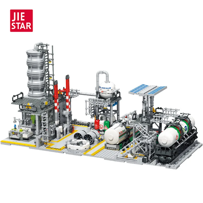 Chemical Plant Industrial Series Building Blocks DIY Assembly Bricks Set Factory Model Machinery Home Decor Toy Gift for Boys Ki
Chemical Plant Industrial Series Building Blocks DIY Assembly Bricks Set Factory Model Machinery Home Decor Toy Gift for Boys Ki