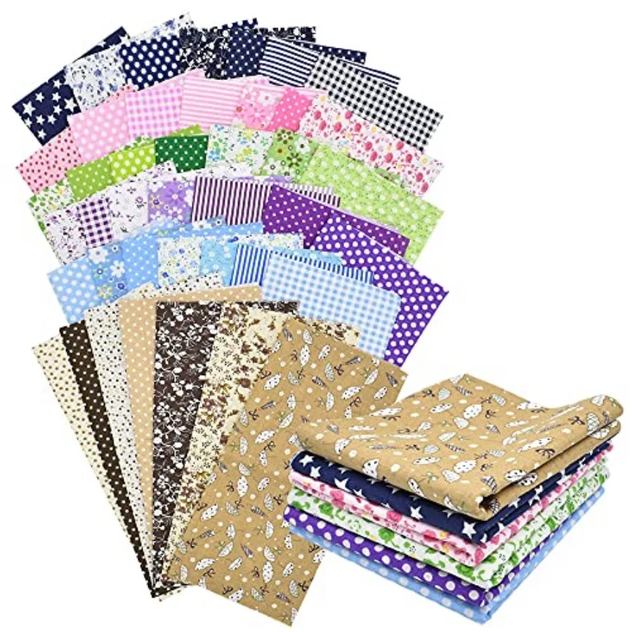 42Pcs 10"x10" Quilting Cotton Fabric Squares Sheets Pre-Cut Multi-Color No Repeat Design Printed Floral Craft Fabric for DIY Se
42Pcs 10"x10" Quilting Cotton Fabric Squares Sheets Pre-Cut Multi-Color No Repeat Design Printed Floral Craft Fabric for DIY Se