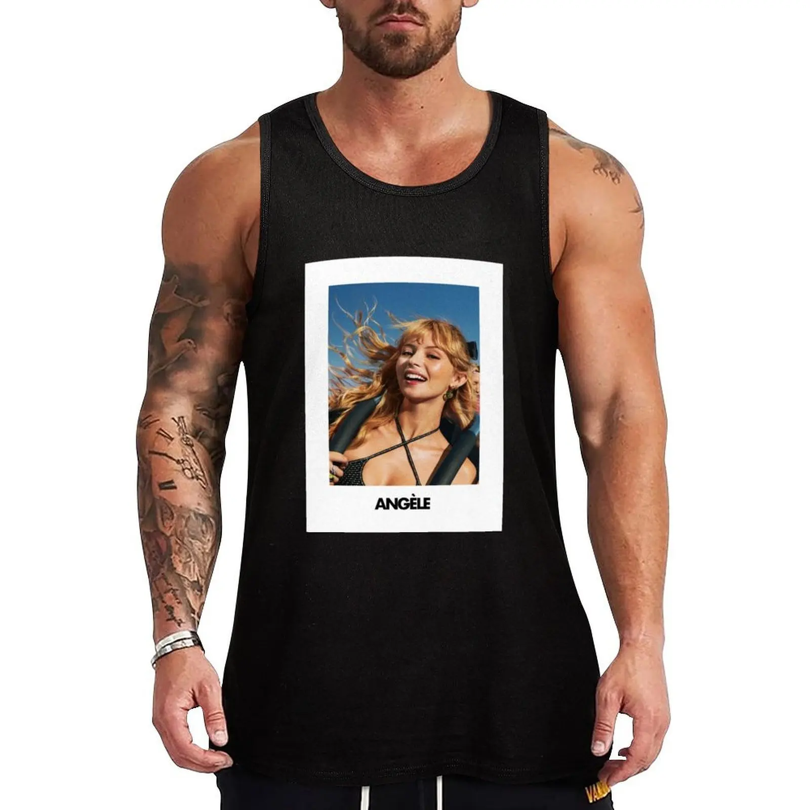 Angèle Van Laeken - Portrait singer merry-go-round amusement park Tank Top Basic Athletic Tank Top Cotton Casual Everyday Shirt
Angèle Van Laeken - Portrait singer merry-go-round amusement park Tank Top Basic Athletic Tank Top Cotton Casual Everyday Shirt