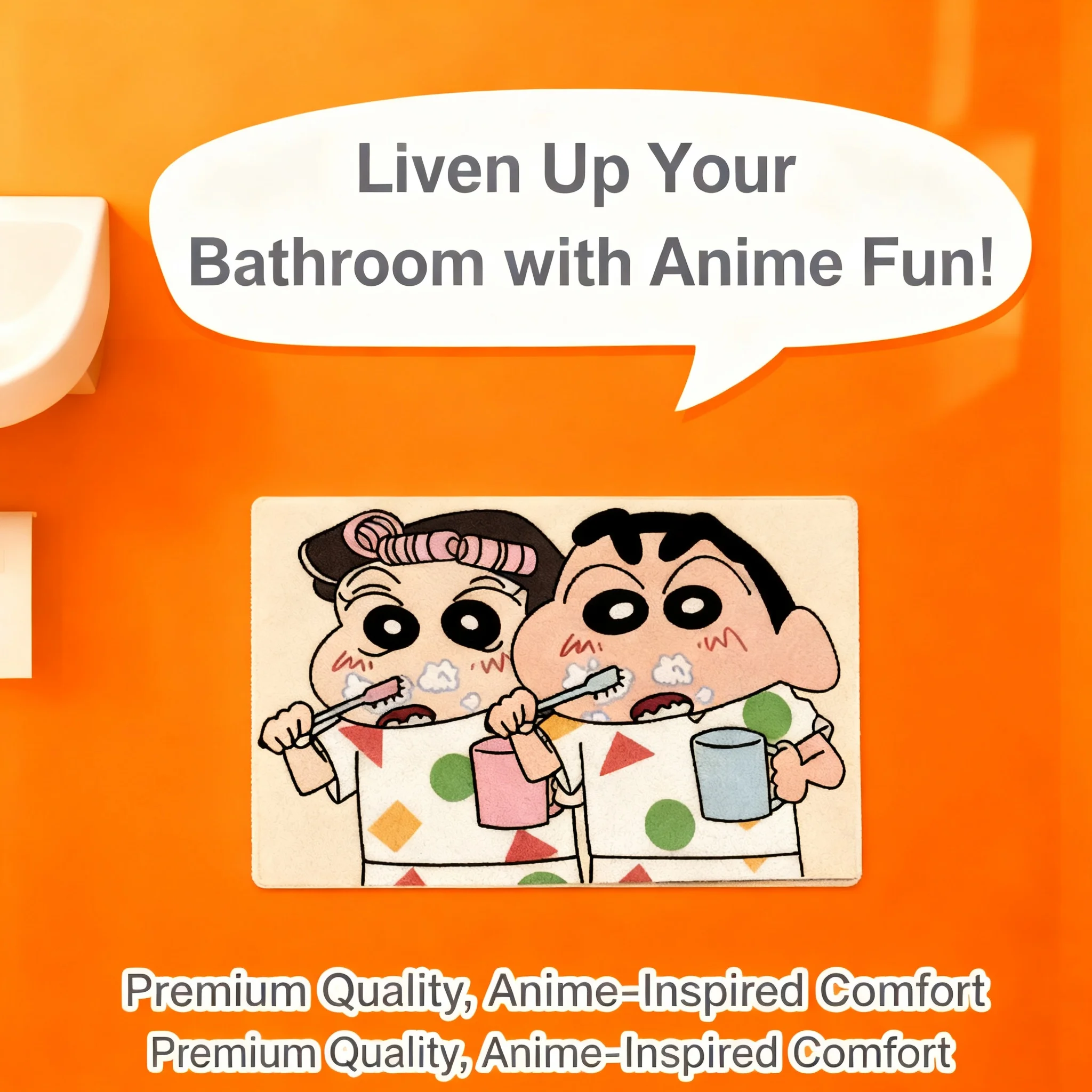 Anime Cartoon Soft Comfortable Shower Room Water Uptake Mat Quick Drying Exquisite Home Gifts Fashionable Anime Peripheral
Anime Cartoon Soft Comfortable Shower Room Water Uptake Mat Quick Drying Exquisite Home Gifts Fashionable Anime Peripheral