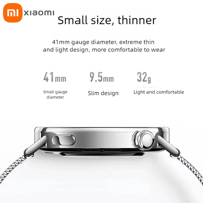 Xiaomi Watch S4 41 мм Bluetooth Часы Двухчастотный GNSS 150+ Спортивные режимы Длительный срок службы батареи Беспроводные умные часы Домашний подарок Новый
Xiaomi Watch S4 41 мм Bluetooth Часы Двухчастотный GNSS 150+ Спортивные режимы Длительный срок службы батареи Беспроводные умные часы Домашний подарок Новый
