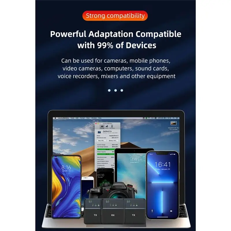 Беспроводной петличный микрофон A23G 2.4G с передатчиком и приемником, клипсовый микрофон с аудиокабелем 3.5 мм для смартфона, 1 передатчик на 1 приемник
Беспроводной петличный микрофон A23G 2.4G с передатчиком и приемником, клипсовый микрофон с аудиокабелем 3.5 мм для смартфона, 1 передатчик на 1 приемник