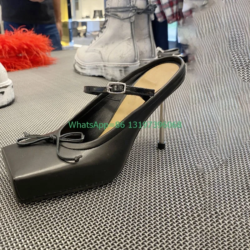 Lady square toe bowie ballet design pumps elegant meatl heel high heels Mary jeans bowtie ballet style shoes size 35-43 footwear
Lady square toe bowie ballet design pumps elegant meatl heel high heels Mary jeans bowtie ballet style shoes size 35-43 footwear