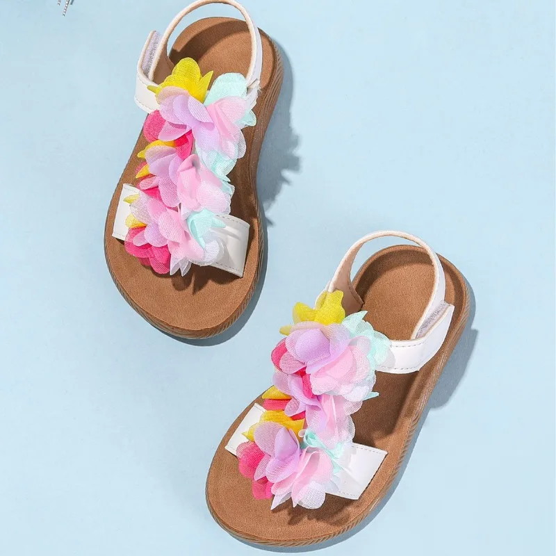 New Summer Girls Floral Woven Sandals Kids Soft-soled Non-slip Open-toe Beach Shoes Children Buckle Water Shoes Casual Shoes
New Summer Girls Floral Woven Sandals Kids Soft-soled Non-slip Open-toe Beach Shoes Children Buckle Water Shoes Casual Shoes