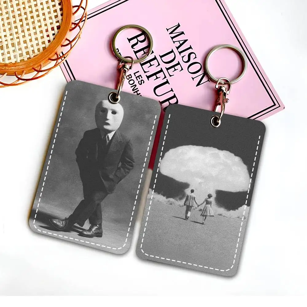 black art Access Card Case Leather Card Holder Keychain Key Ring Door Access Tags ID Card Case Keychain
black art Access Card Case Leather Card Holder Keychain Key Ring Door Access Tags ID Card Case Keychain
