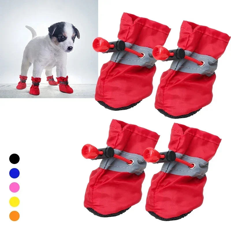 4Pcs Pet WaterProof Rainshoe Anti-slip Boot Pet Dog Rain Boots Dog Shoes for Small Cats Puppy chihuahua Pet Accessories
4Pcs Pet WaterProof Rainshoe Anti-slip Boot Pet Dog Rain Boots Dog Shoes for Small Cats Puppy chihuahua Pet Accessories