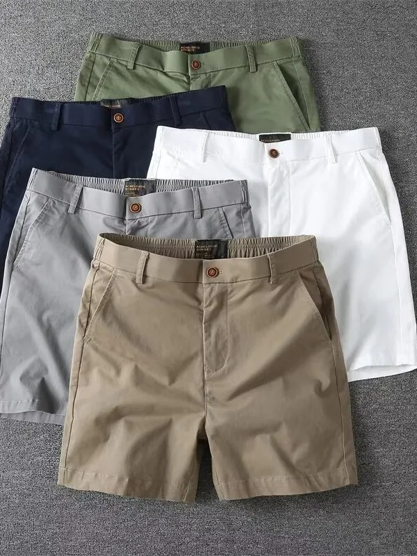 Men's Summer Versatile Elastic Sports Shorts Casual Workwear Outerwear Mid-Calf Four-Part Pants Straight Leg Cotton Blend
Men's Summer Versatile Elastic Sports Shorts Casual Workwear Outerwear Mid-Calf Four-Part Pants Straight Leg Cotton Blend