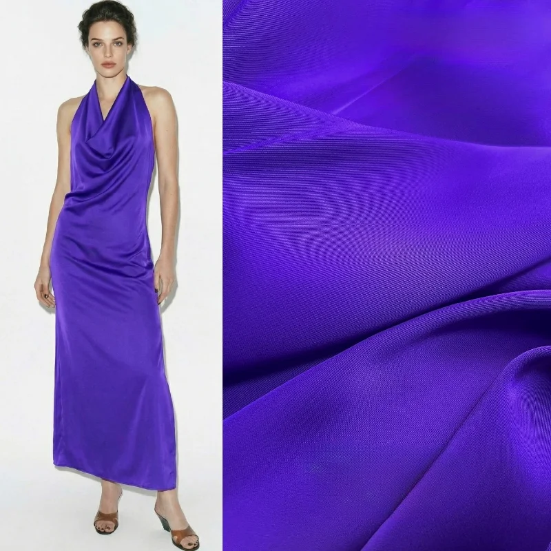 Purple Pearlescent Satin Like Fabric Designer Material Shimmer Dress Cheongsam Evening Gown Tablecloth DIY Craft Bridal Sewing
Purple Pearlescent Satin Like Fabric Designer Material Shimmer Dress Cheongsam Evening Gown Tablecloth DIY Craft Bridal Sewing