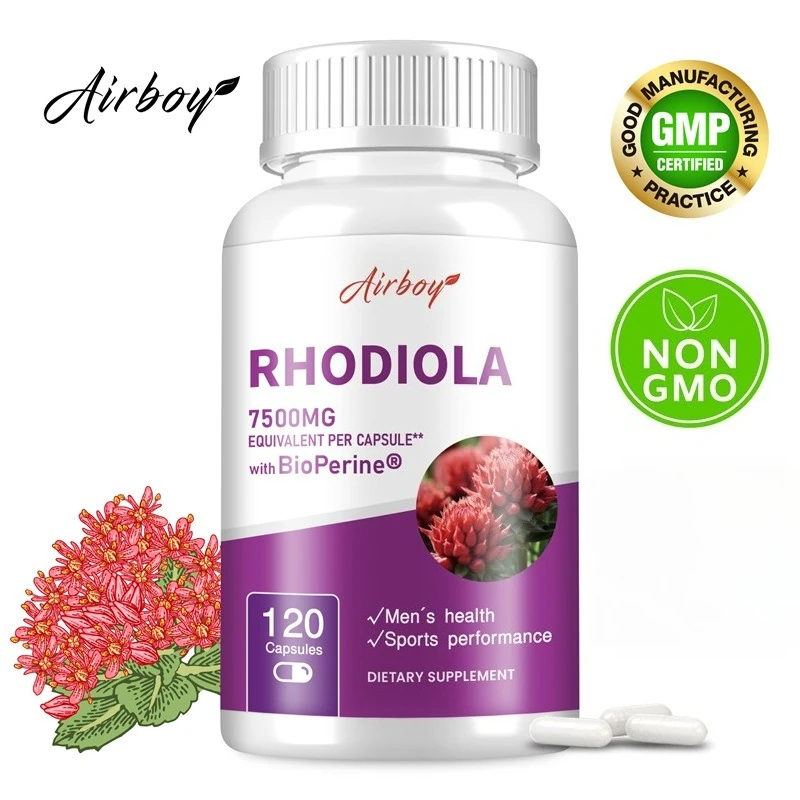 Rhodiola Supplement - Relieve Stress, Promote Brain and Mood Health, Support Men's Health, Improve Athletic Performance
Rhodiola Supplement - Relieve Stress, Promote Brain and Mood Health, Support Men's Health, Improve Athletic Performance