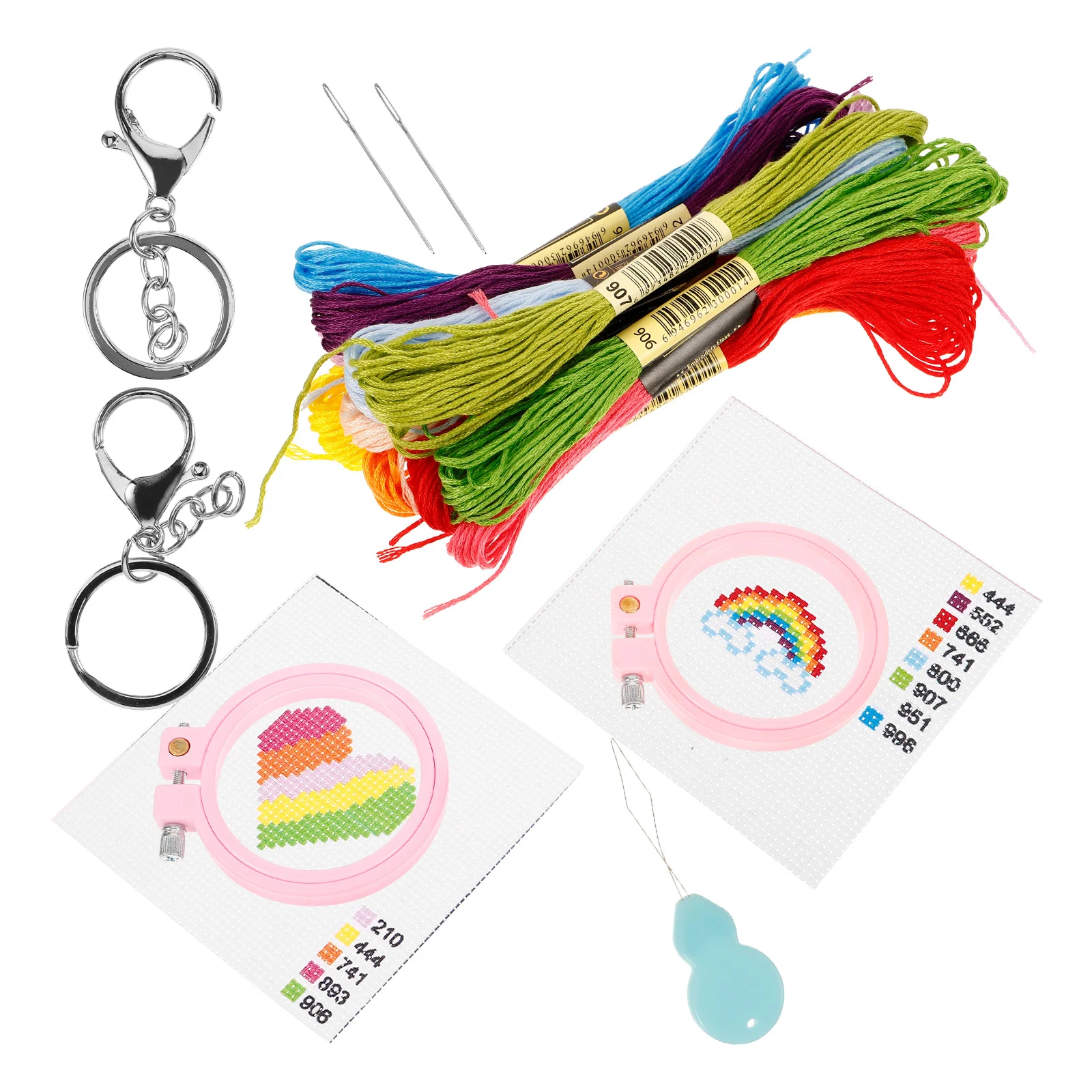 2 set Craft Embroidery Kit 2 Sets Cross Stitch Kits For Beginners Diy Hand Embroidery Supplies Thread Floss Kit Sewing Craft
2 set Craft Embroidery Kit 2 Sets Cross Stitch Kits For Beginners Diy Hand Embroidery Supplies Thread Floss Kit Sewing Craft