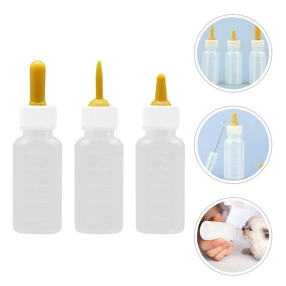 3 Pcs Water Bottle Pet Newborn Puppy Feeding Bottles Kitten Nursing Silica Gel Dog 
3 Pcs Water Bottle Pet Newborn Puppy Feeding Bottles Kitten Nursing Silica Gel Dog