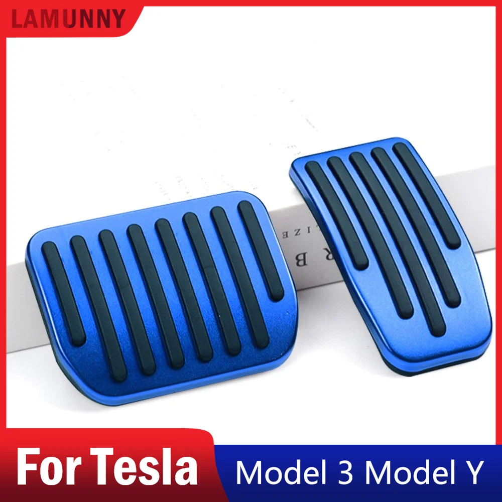 Pedal Pad Cover for Tesla Model 3 & Y Non-Slip Brake Accelerator Foot Pedal Accessories 2016-2023 (Dark Blue)
Pedal Pad Cover for Tesla Model 3 & Y Non-Slip Brake Accelerator Foot Pedal Accessories 2016-2023 (Dark Blue)