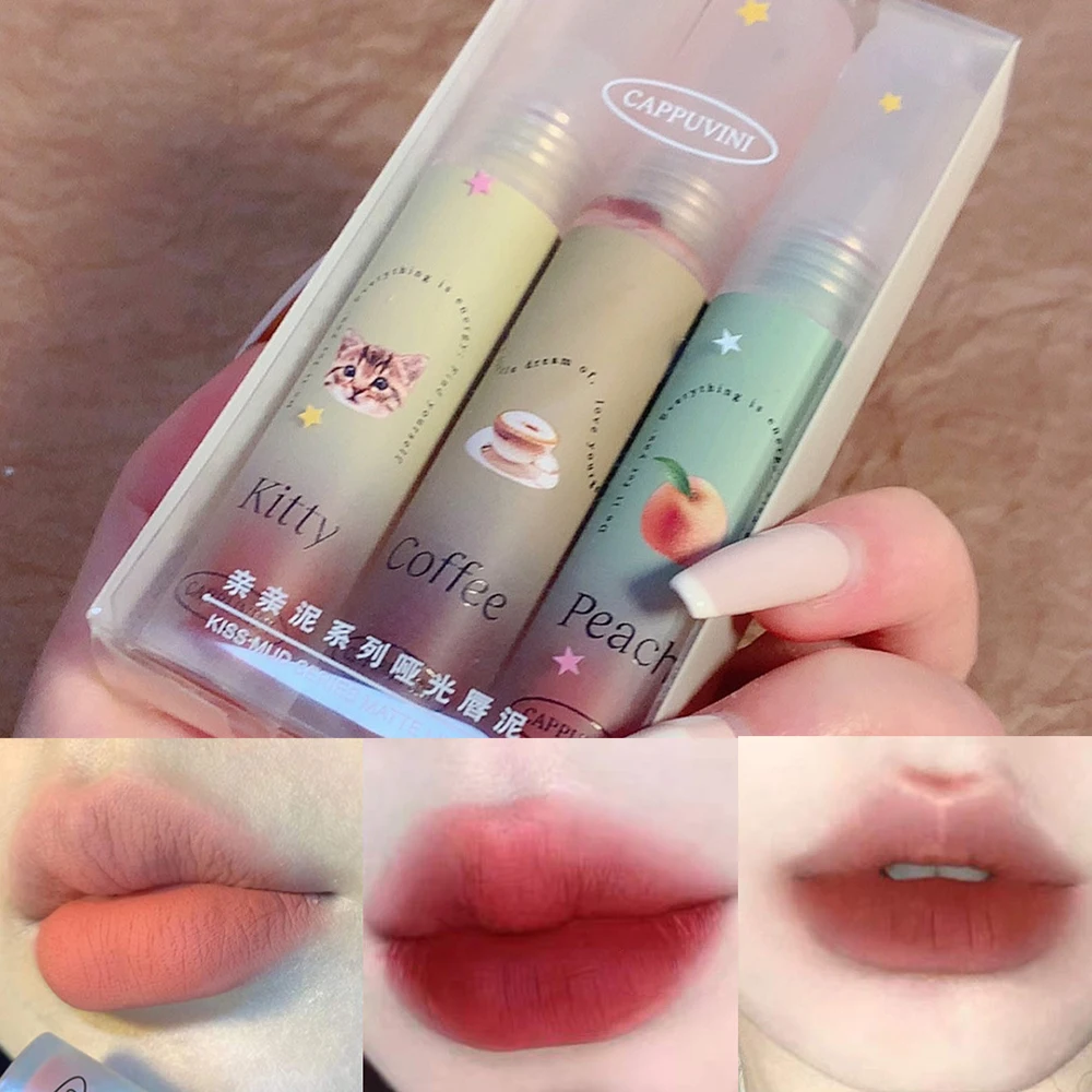 Matte Lipstick Velvet Lip Glaze Color Charm Lasting Non-fading Lip Make up good-looking Beauty Cosmetics For Women Girls SMJ
Matte Lipstick Velvet Lip Glaze Color Charm Lasting Non-fading Lip Make up good-looking Beauty Cosmetics For Women Girls SMJ