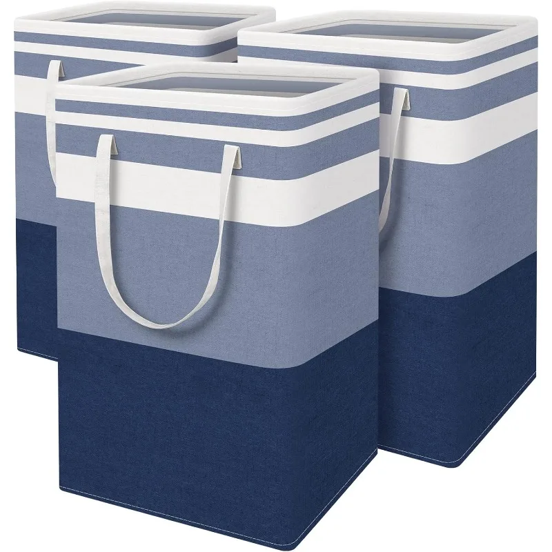 3-Pack Laundry Basket, Freestanding&Waterproof Laundry Hamper, Collapsible Tall Clothes Hamper with Easy
3-Pack Laundry Basket, Freestanding&Waterproof Laundry Hamper, Collapsible Tall Clothes Hamper with Easy