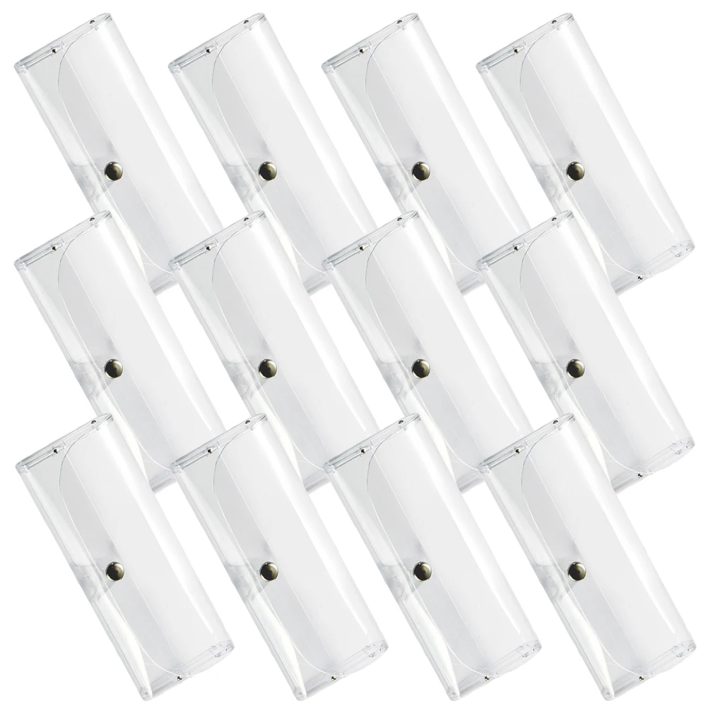 12Pcs Hard Glasses Storage Box PVC Clear Eyeglass Case Slim Durable Hardshell Sunglasses Cases Reading Glasses Storage Travel
12Pcs Hard Glasses Storage Box PVC Clear Eyeglass Case Slim Durable Hardshell Sunglasses Cases Reading Glasses Storage Travel