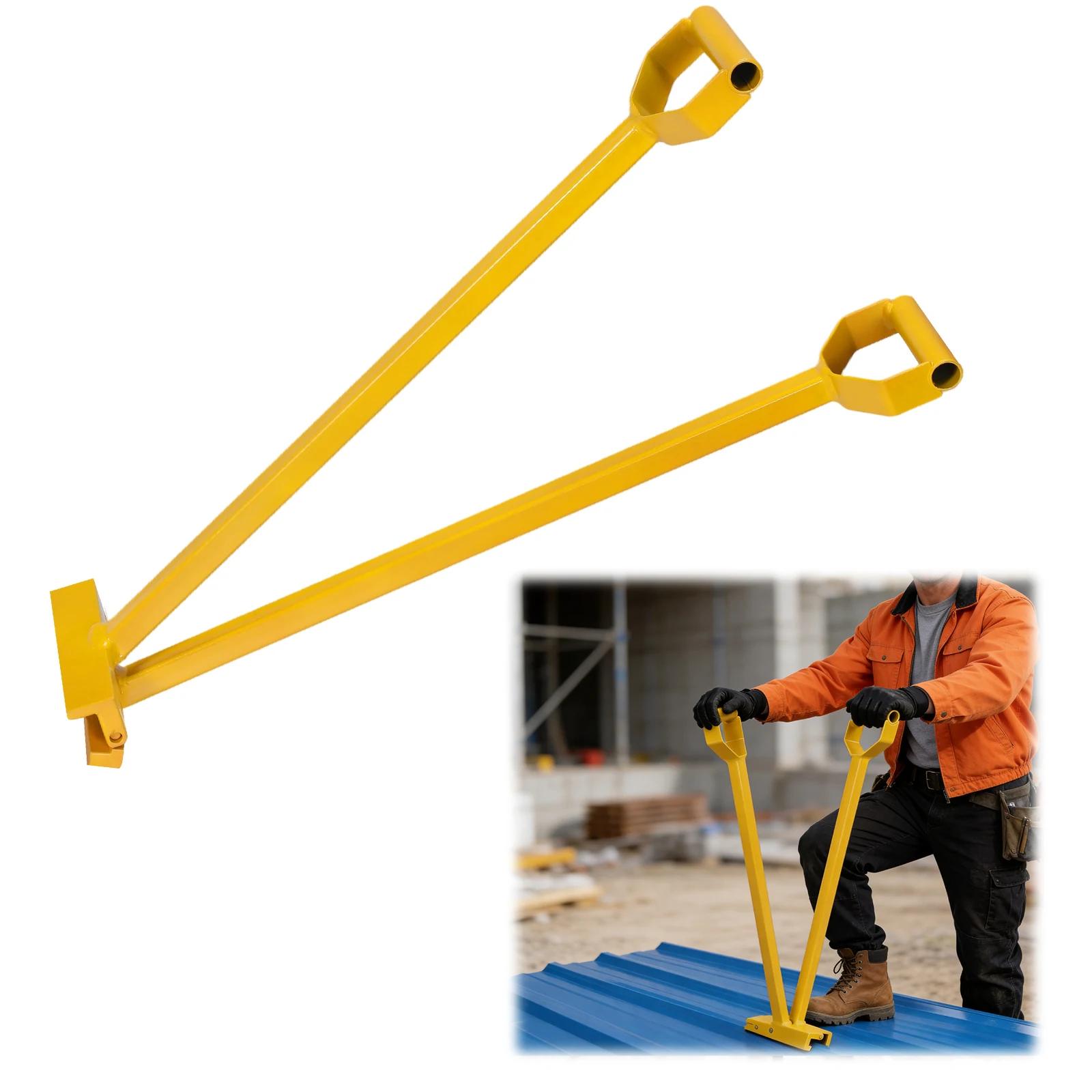 Standing Seam Roof Hand Seamer 2 in 1 Double Fold Mechanical Lock Color Steel Tile Manual Bite Plier for Flat Low Slope Roof
Standing Seam Roof Hand Seamer 2 in 1 Double Fold Mechanical Lock Color Steel Tile Manual Bite Plier for Flat Low Slope Roof