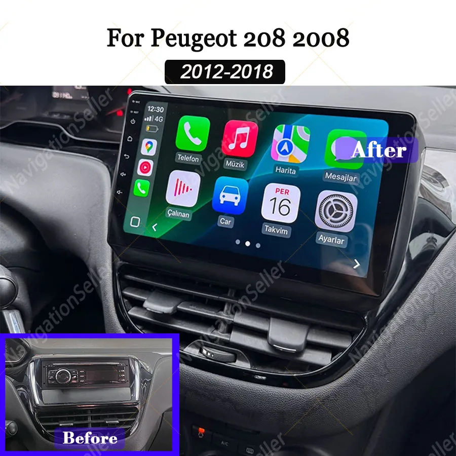 Car Radio For Peugeot 208 2008 2012-2018 Wireless CarPlay Android Auto Car Multimedia System Navigation Gps Head Unit DAB 2Din
Car Radio For Peugeot 208 2008 2012-2018 Wireless CarPlay Android Auto Car Multimedia System Navigation Gps Head Unit DAB 2Din
