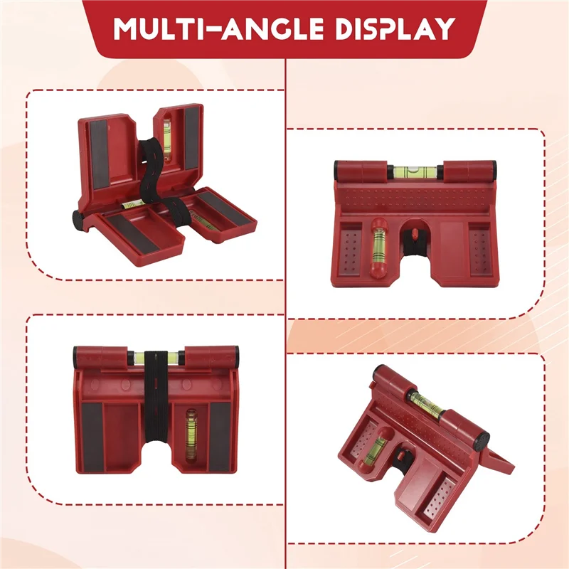 Спиртовой уровень, инструмент для магнитного уровня, складывается для хранения, пузырьковый уровень с перекрестной проверкой (упаковка из 4 шт.) - AT30
Спиртовой уровень, инструмент для магнитного уровня, складывается для хранения, пузырьковый уровень с перекрестной проверкой (упаковка из 4 шт.) - AT30