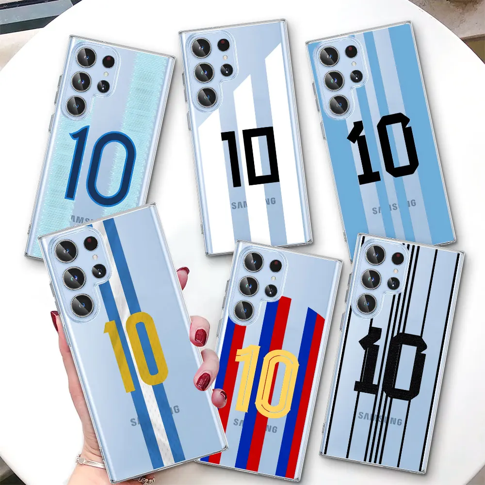 Football Number Case for Samsung Galaxy S26 S25 Edge S22 S23 S24 S20 Ultra S21 FE S10 Plus Transparent TPU Phone Cover Shell
Football Number Case for Samsung Galaxy S26 S25 Edge S22 S23 S24 S20 Ultra S21 FE S10 Plus Transparent TPU Phone Cover Shell