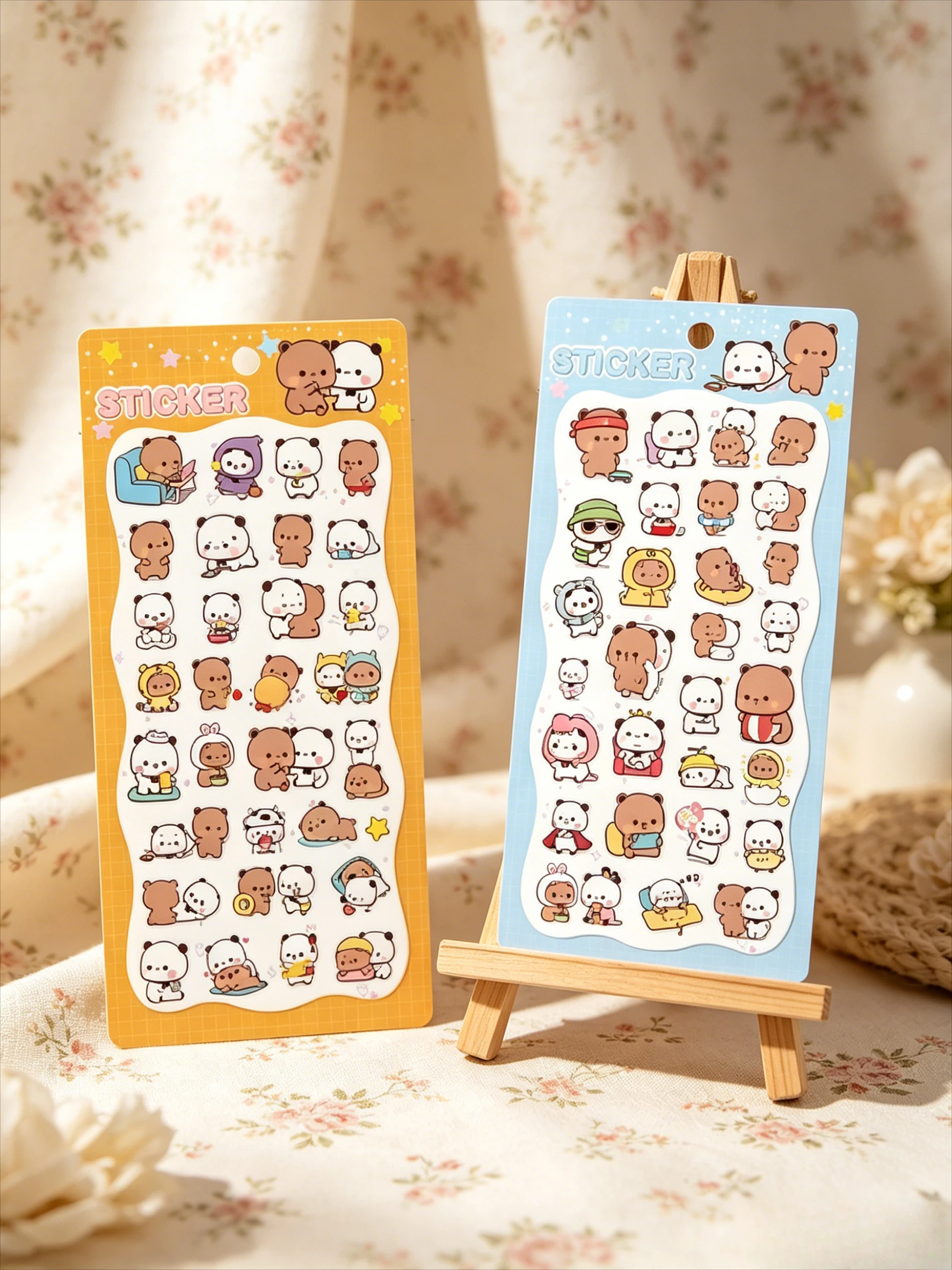 Kawaii Yier & Bubu Cartoon Stickers Set Cute Mini Decals for Scrapbook Diary Planner Aesthetic Stationery Supplies
Kawaii Yier & Bubu Cartoon Stickers Set Cute Mini Decals for Scrapbook Diary Planner Aesthetic Stationery Supplies