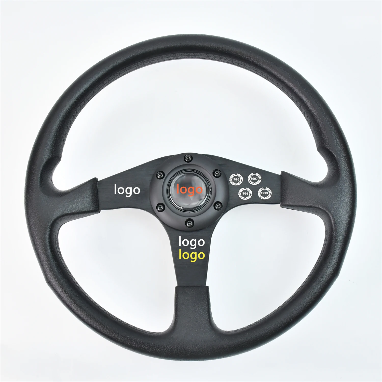 Universal sport steering wheel with 45mm deep bracket 350MM steering wheel
Universal sport steering wheel with 45mm deep bracket 350MM steering wheel