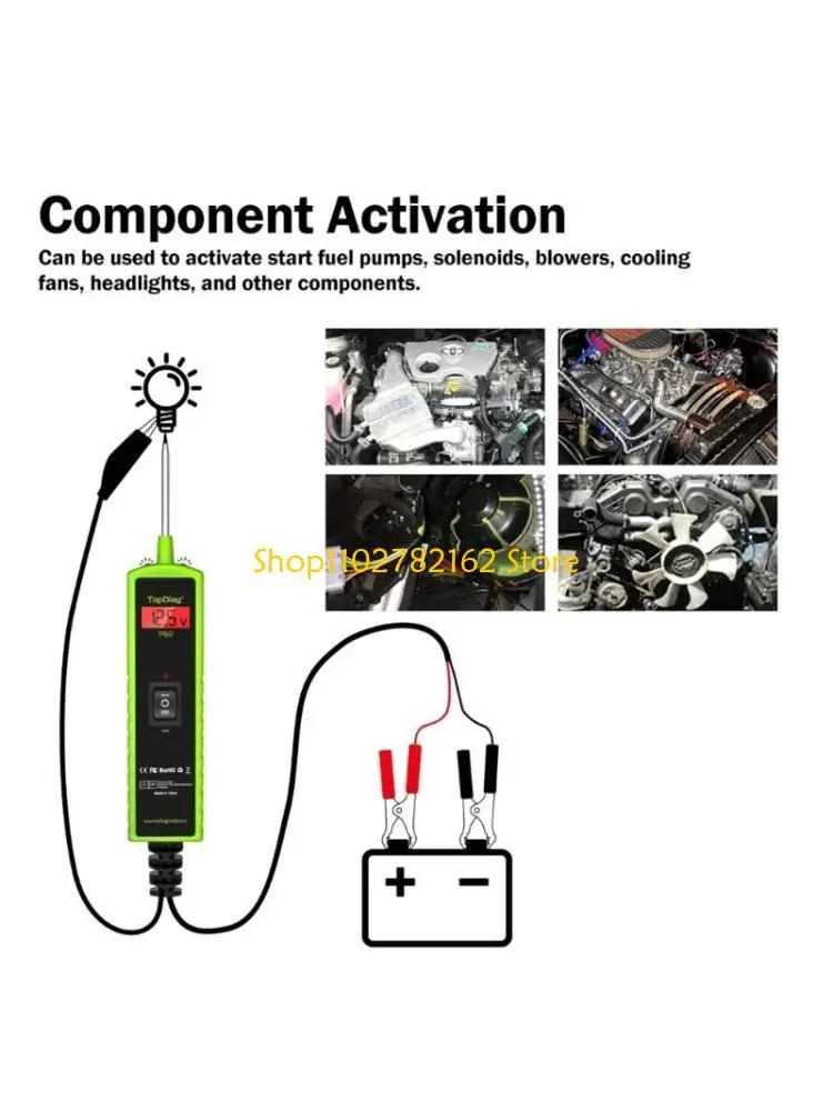 547B Heavy Duty DC6V 12V 24V Circuit Tester Digital Automobile Electrical Testing Tool Current Tester
547B Heavy Duty DC6V 12V 24V Circuit Tester Digital Automobile Electrical Testing Tool Current Tester