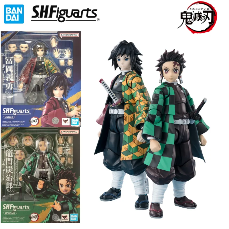 Оригинальный Bandai S.H.Figuarts Demon Slayer Kamado Tanjirou Tomioka Giyuu Water Hashira Anime Action Figure Коллекционная модель из ПВХ
Оригинальный Bandai S.H.Figuarts Demon Slayer Kamado Tanjirou Tomioka Giyuu Water Hashira Anime Action Figure Коллекционная модель из ПВХ