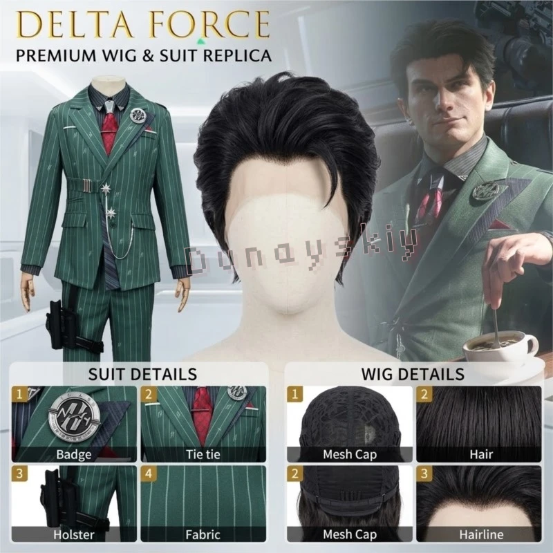 Delta Force Operation Hudson Cosplay Costume Full Set Aerospace Base Boss Uniform Props Game Character Outfit For Men Halloween
Delta Force Operation Hudson Cosplay Costume Full Set Aerospace Base Boss Uniform Props Game Character Outfit For Men Halloween