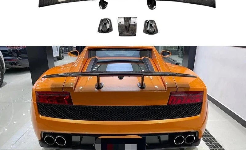 Suitable for Lamborghini Maverick LP550 560 570 Carbon Fiber Tail GT Fixed Wind Wing Modification Accessories 
Suitable for Lamborghini Maverick LP550 560 570 Carbon Fiber Tail GT Fixed Wind Wing Modification Accessories