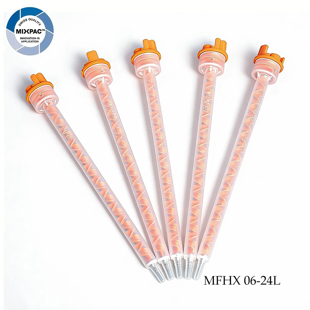 Sulzer Mixpac MFHX 06-24L Glue Static Mixer Nozzle Applicator Disposable Mixer Tips Mixing Tube MF Series
Sulzer Mixpac MFHX 06-24L Glue Static Mixer Nozzle Applicator Disposable Mixer Tips Mixing Tube MF Series