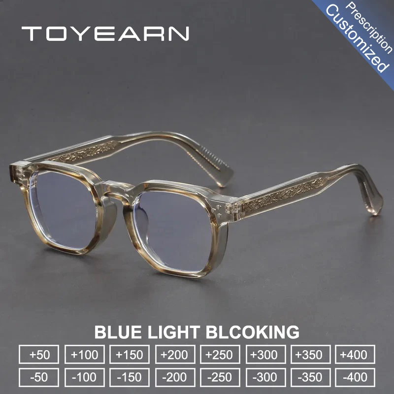 TOYEARN Retro Square Reading Glasses Women Men Blue Light Blocking Myopia Hyperopia Custom Prescription Optical Eyeglasses Frame
TOYEARN Retro Square Reading Glasses Women Men Blue Light Blocking Myopia Hyperopia Custom Prescription Optical Eyeglasses Frame