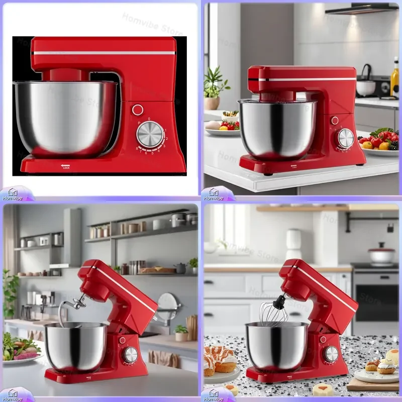 10 Speed Electric Kitchen Mixer for Baking Cake Dough Whipping Food Blender Stainless Steel Bowl Lightweight Portable Hand
10 Speed Electric Kitchen Mixer for Baking Cake Dough Whipping Food Blender Stainless Steel Bowl Lightweight Portable Hand