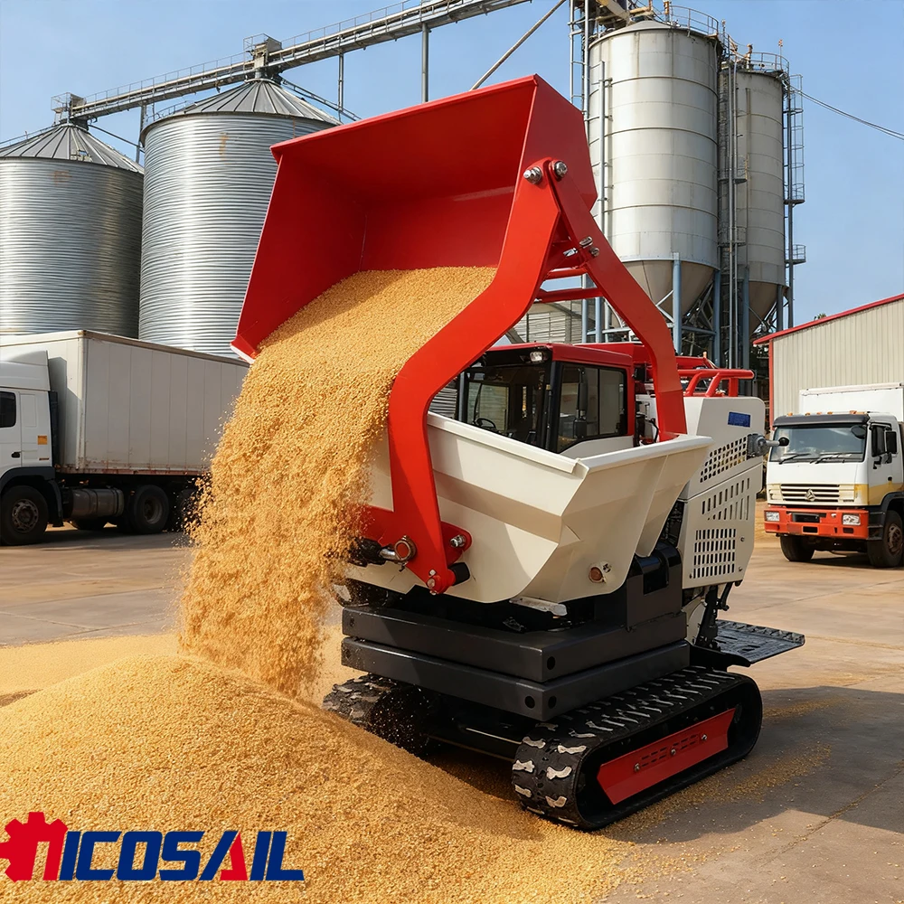 Crawler type cargo loading 1 ton mini dump truck hydraulic tipping bucket dump truck for garden sale
Crawler type cargo loading 1 ton mini dump truck hydraulic tipping bucket dump truck for garden sale