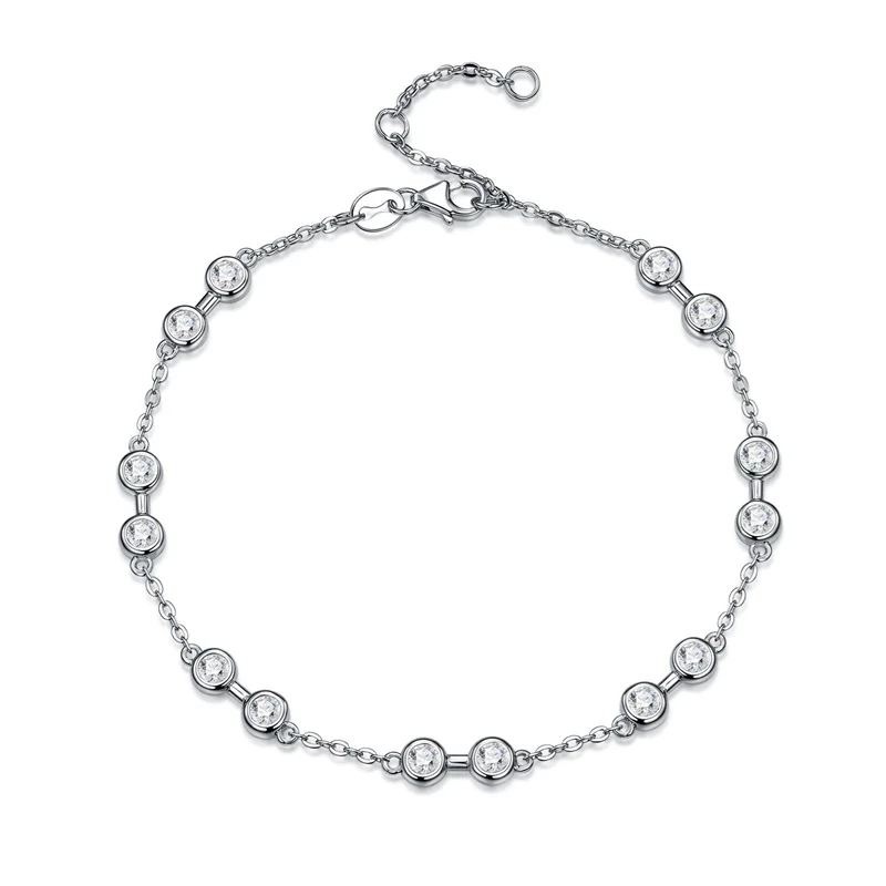 ZFSILVER Fashion Classic 925 Silver Simple Trendy Moissanite Number 8 Bracelet Charm Women Accessories Jewelry Party Gift L16921
ZFSILVER Fashion Classic 925 Silver Simple Trendy Moissanite Number 8 Bracelet Charm Women Accessories Jewelry Party Gift L16921