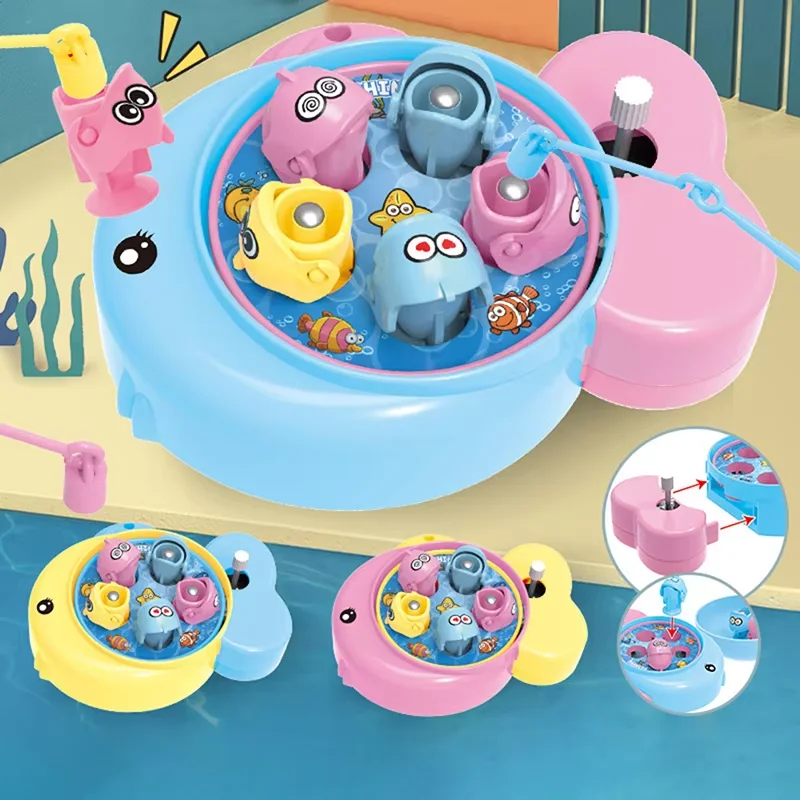 Portable Clockwork Fishing Toy Board Game with Fish Rod, Interactive Mini Kids Toys, Mini educational fishing relaxing game toy
Portable Clockwork Fishing Toy Board Game with Fish Rod, Interactive Mini Kids Toys, Mini educational fishing relaxing game toy